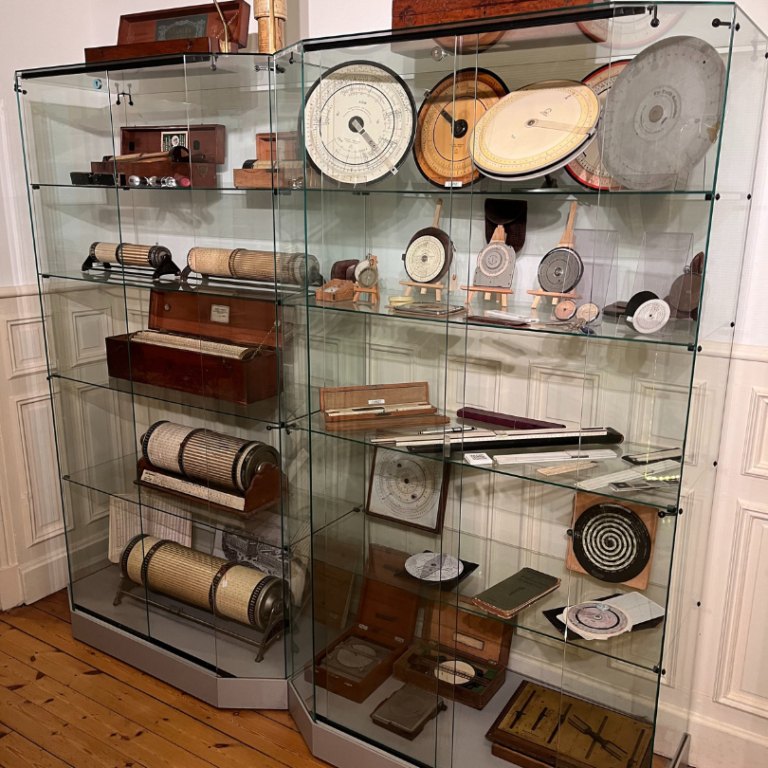 Display cabinet of the collection