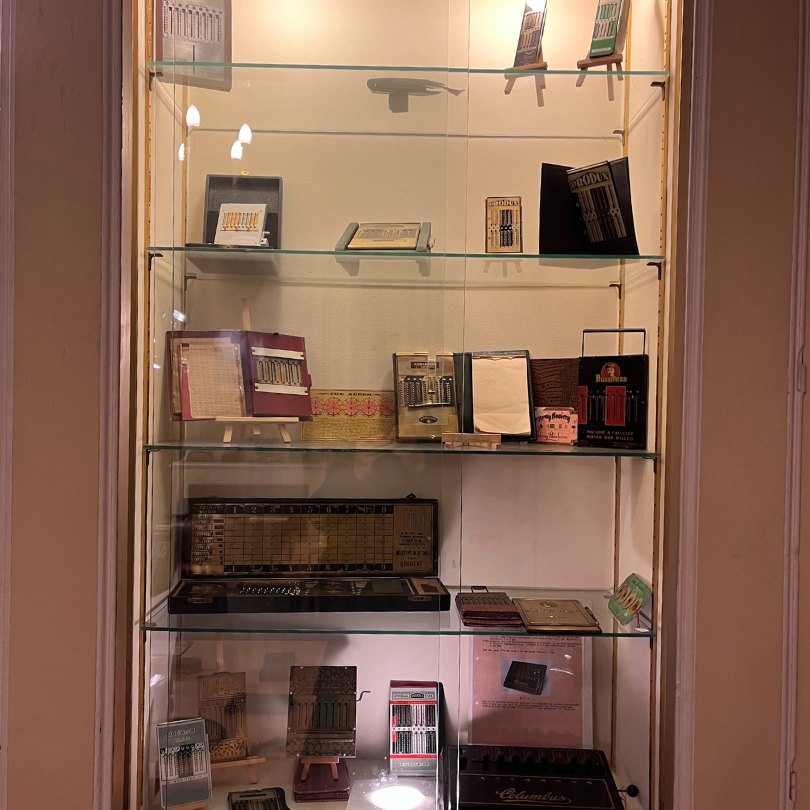 Display cabinet of the collection