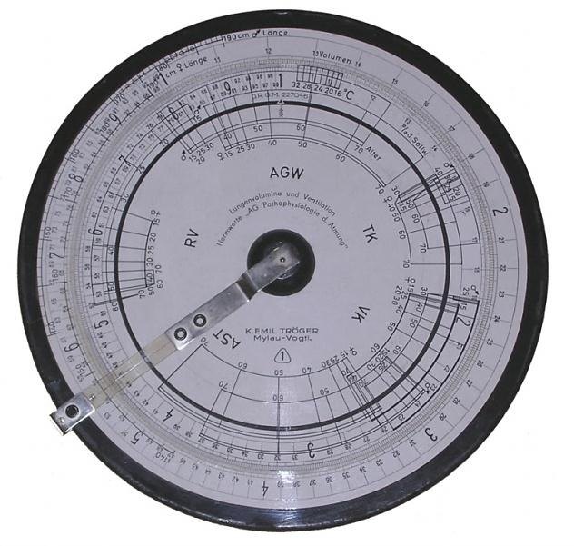 Medical Circular Slide Rule